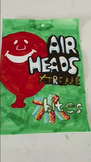 Making a Airheads paper squishy🍡