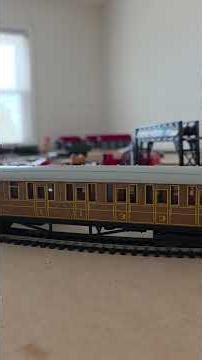 He-Man and Starscream got on the train. Hornby LNER B12 OO scale model railway train.