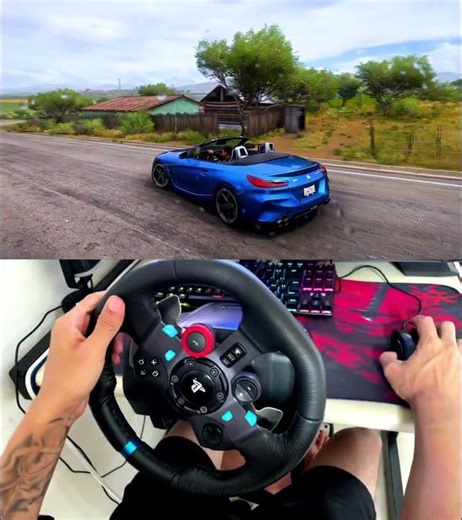 “Esse BMW conversível tá LINDO demais no FH5!”