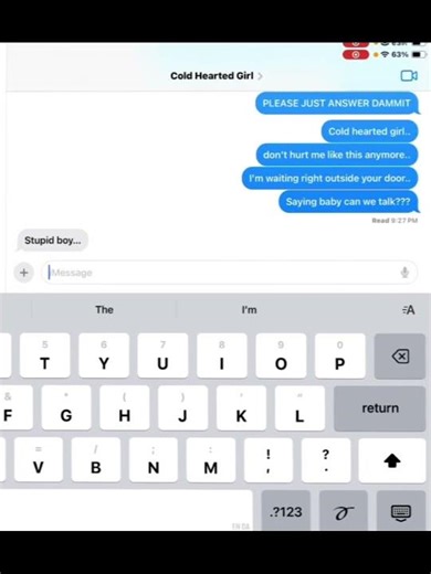 Cold hearted girl lyrics.