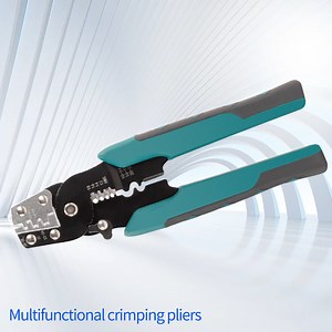 [Hot Item] Source Manufacturer High-Strength Alloy Steel Crimping Pliers Multifunctional with Spring Rebound Design for Electrical Equipment