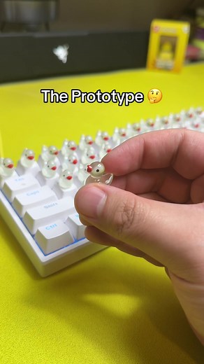 This is the best keyboard ever! Would you use this? #keyboard #gaming #duck #office #keycaps