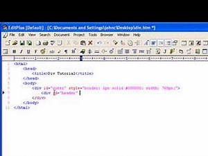 Div Tutorial
