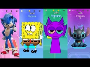 Magic Tiles 3, Piano Tiles 2 & the Best Tile Games! SONIC,SPONGEBOB,SPRUNKI &STITCH.
