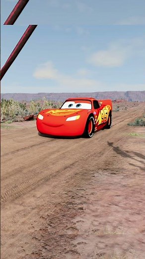 McQueen vs Giant Hammer – Desert Survival Challenge! - BeamNG.drive