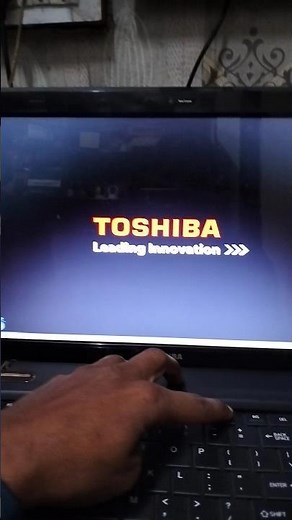 How to open boot menu in Toshiba laptops #shorts