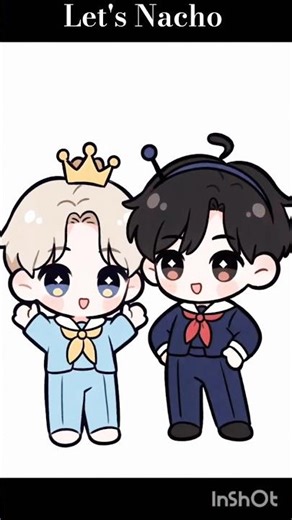 Chibi Jimin & V Dancing on FA9LA Trend 😍💜 #fa9la #bts#chibibts#ChibiJimin#ChibiV#BTSShorts#YTShorts