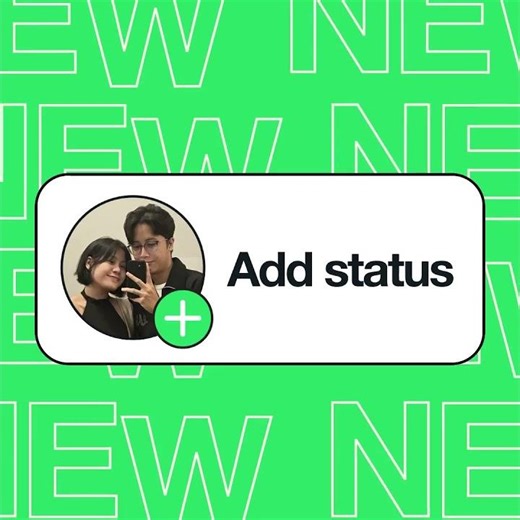 Add multiple photos to a status with layouts all the photos you shot together