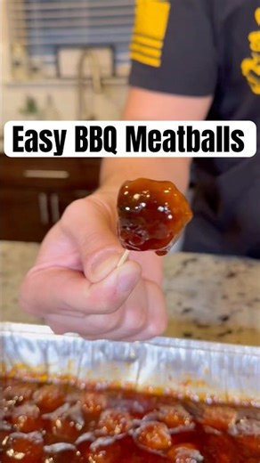 Easy BBQ Meatballs