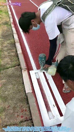 Der Markierer: Präzise Markierungen auf Kunststoffbahnen