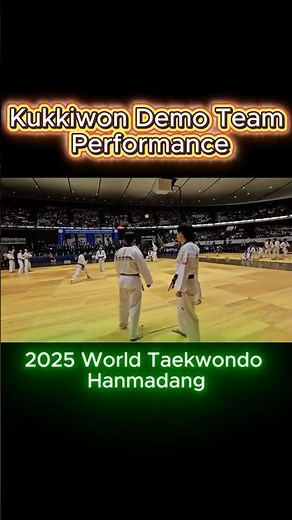 2025 World Taekwondo Hanmadang Demo Team Performance | Kukkiwon Demo Team