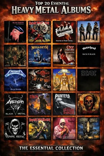 The Top 20 Essential Heavy Metal Albums
