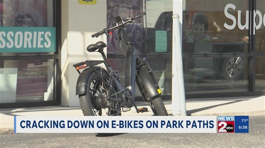 Cracking down on e-bikes on park paths