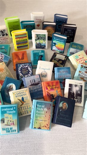 A large order of mini edible book cake toppers #foryoupage #fyp #caketoppers #cupcakes #cake