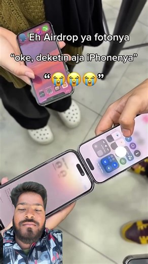 iPhone air drop test