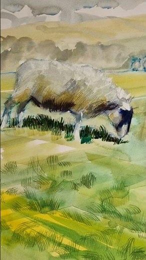 Sheep painting part 19