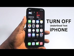 How to Turn Off Underlined Text on iPhone