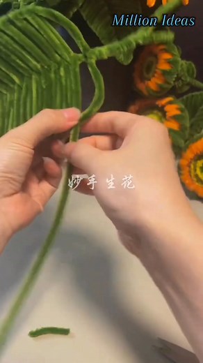 27K views · 401 reactions | Flower leaf  | Universal large leaf tutorial| How to make flower leaf  step by step #millionideas #handmade #gifts #ideas #craft #diy #flowers #homemade #leaf | Million Ideas | Facebook