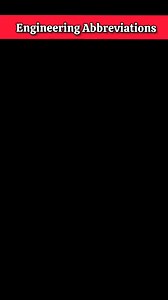 ENGINEERING ABBREVIATIONS | Franklin - Online LET, CSE, IELTS & Celpip Private Tutorial