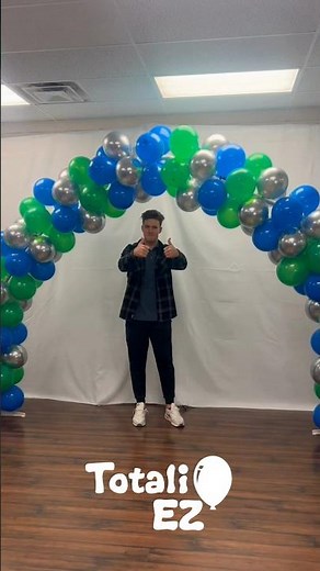 Building your own balloon arch is actually… Totali EZ! Fun to set up, even more fun to show off!