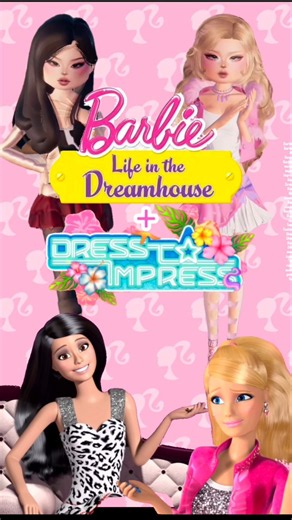 Barbie Dreamhouse Raquelle iconic scene in dress to impress 💖 #dresstoimpress #dtiroblox #barbie