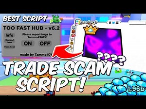 TRADE SCAM SCRIPT 🔥 PET SIMULATOR 99 (victim + scammer POV)