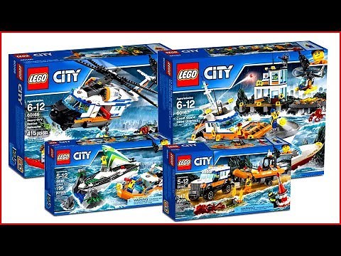 COMPILATION ALL LEGO City Coast Guard - Speed Build for Collectors