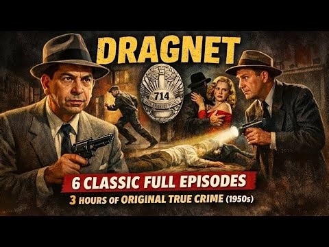 DRAGNET: 6 Classic Full Episodes | 3 Hours of Original True Crime (1950s)