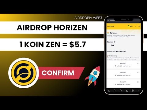 NEWEST AIRDROP EASY ASSIGNMENT, COINS ARE ALREADY AVAILABLE | Tutorial on How to Work on the Hori...