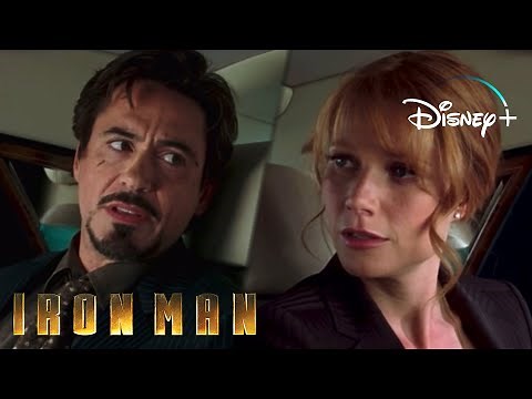 Iron-Man 1 | Tony Stark “American Cheese Burger” Scene | Disney+ [2008]