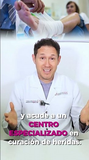 Tip de salud: cómo cuidar una herida en el pie diabético 🦶