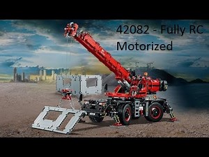 LEGO Technic 42082 All Terrain Crane fully motorized and remote controlled