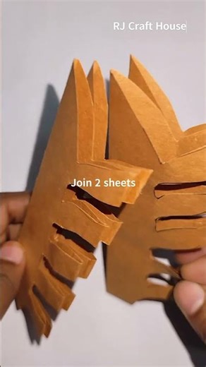 3D Paper Snowflake DIY ❄️ | Easy Winter Craft in 60 Seconds #rjcrafthouse #diy #shorts