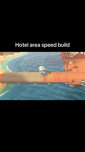 Creative Hotel Area Speed Build in Animal Crossing
