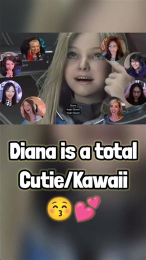 Diana ia so Kawaii/Cute 🥰☺️💕💕✨ #pragmata #capcom #gameplay #reactionmashup #gaming