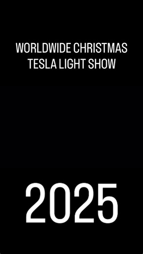 The WORLDWIDE CHRISTMAS #Tesla Light Show 2025 saw 2,254 Tesla Owners from around the world light up the winter sky… 🎅🏻🎄🔥✨ | Simon Pollock