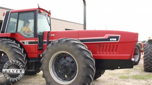 This model 6788 is part of International Harvester’s 2 2 series tractors. The 6788 replaced the 3788 in 1983, followed by the 70 series tractors in 1984, the last in the 2 plus 2 series. When the J. I. Case Company purchased the agricultural division in 1985, it ceased production on all tractor models International Harvester had in development. A total of 347 of the model 6788 were built in Rock Island, Illinois with an original price tag of $70,500 in 1984 or about $174,000 in 2018 dollars. It