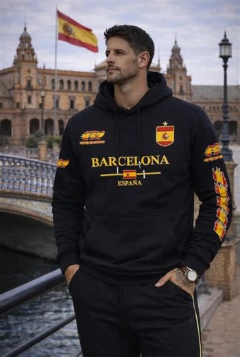 Men's Barcelona Logo Fashion Trends