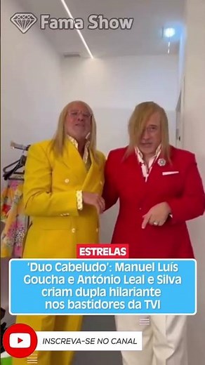 Manuel Luís Goucha and António Leal e Silva create a hilarious duo behind the scenes at TVI | Fam...