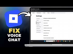 How To Fix Voice Chat Not Working In Roblox in SECONDS!