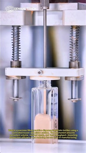 This Machine Fills Bottles PERFECTLY Every Time 🤯 (Satisfying Automation)
