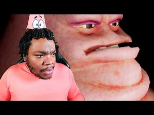 Playing a SpongeBob Horror Game While Dressed as Patrick