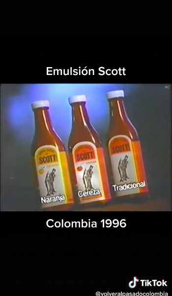 Emulsión Scott Colombia: Sabor Cereza del 1996
