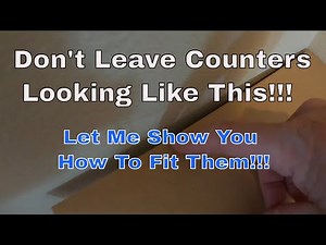 How To Scribe and Fit Countertops for Custom Cabinetry. It's Easier Than You Think!!!