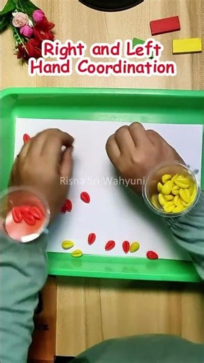 Left and Right Hand Coordination - Color Sorting Challenge - Play Ideas - Train Children's Focus