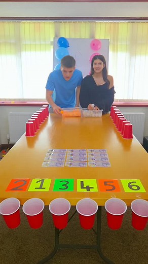 Fun Fam on Instagram: "Roll 🏐, Flip 🥤, POP 🎈 first To Win 💸 . #partygames #familythings #familygamenight #moneygames #moneyslide #familychallenges #shuffleboard #familygames #Challenge #fun #famiyfun #games #win #lose #skillgame #fungame #reels #reeloftheday"