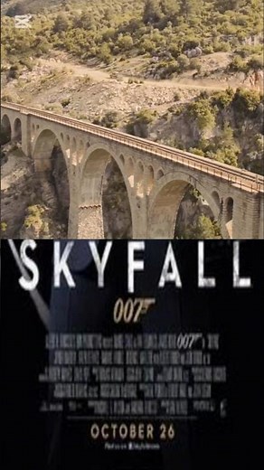 007 Skyfall, 2012, James Bond chase scene from Istanbul to Varda Viaduct! Daniel Craig
