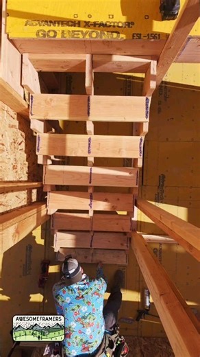 2x8 risers are glued (previous video). Start at the bottom, this ensures the rest will install the same. Install a middle, then install all of them. These nails won't squeak over time. My stairs dont squeak and I installed them in 2002 with inferior glue. Since the stringer material AND the riser material are imperfect, leave your perfectionist tendencies at home. Or better yet, give them to the zero post peanut gallery. If these stairs were going to be finished in something other than carpetn, 