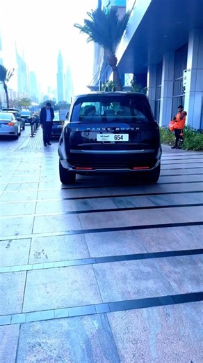 Luxury car with vip number plate🇦🇪 #viral #travel #dubailfe #adayashort #car #dubai