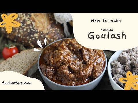 Authentic gulasz wolowy (Polish goulash)